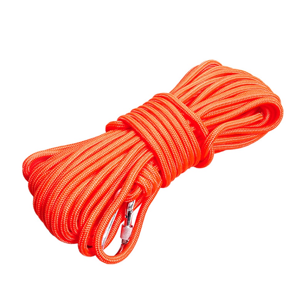 Outdoor Climbing Safety Rope Fire Rescue Rope Parachute Rope Camping Hiking Survival Tool With Hook 