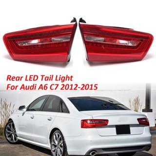 【Hot Style】ไฟท้ายรถยนต์ LED DC 12V สําหรับ Audi A6 C7 Pre-facelift 2012-2015