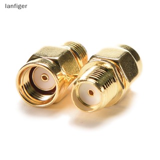 Lanf RP SMA Male Plug to SMA Female อะแดปเตอร์แจ็คเชื่อมต่อ RF Coax EN