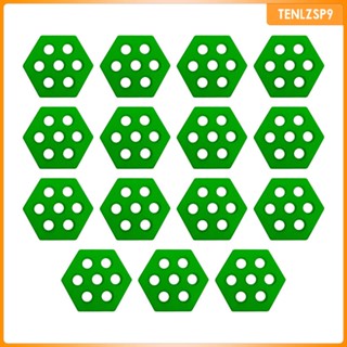 [tenlzsp9] แผ่นกระดานโต้คลื่น หกเหลี่ยม สําหรับเล่นเซิร์ฟบอร์ด สกิมบอร์ด 15 ชิ้น