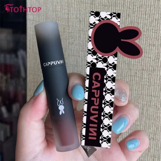 Cappuvini Macaron Lipstick Lip Glaze Matte Smooth Waterproof Lip Gloss Lasting [TOP]