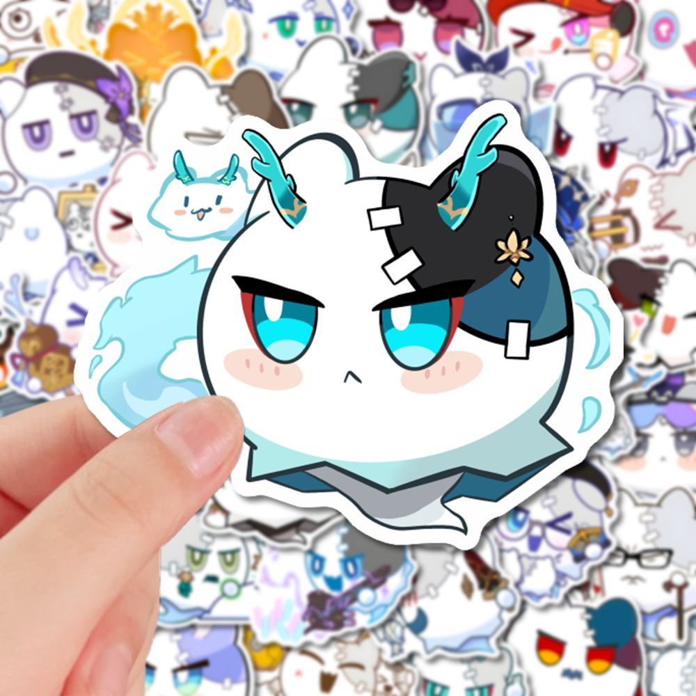 96 น่ารัก Honkai: Star Rail Creative สติกเกอร์การ์ตูนผลกระทบ Honkai Skyward รถไฟสติกเกอร์กันน้ําสําห