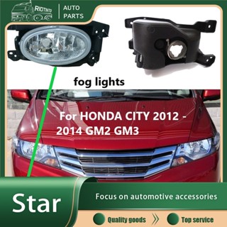 Rtofla โคมไฟตัดหมอก กันชนหน้า ซ้าย ขวา สําหรับ HONDA CITY 2012 2013 2014 GM2 GM3 oe number:33950-TM4-H11 33900-TM4-H11