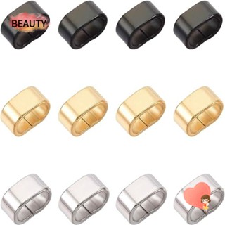 Beauty จี้สเตนเลส ทรงสี่เหลี่ยมผืนผ้า 3 สี สีทอง สีเงิน สีดํา 3 สี สําหรับเครื่องประดับ