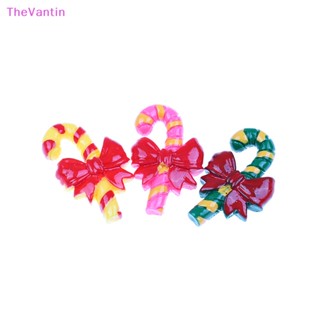 Thevantin กล่องของขวัญคริสต์มาส ไม้ค้ํายันจิ๋ว ตุ๊กตาจิ๋ว ตกแต่งคริสต์มาส ภูมิทัศน์ขนาดเล็ก สินค้าดี