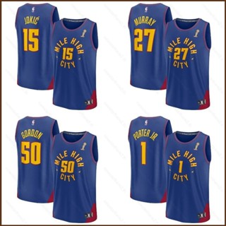 เสื้อกีฬาบาสเก็ตบอล NS2 NBA Denver Nuggets Finals Jersey Gordon Murray Porter Jokic พลัสไซซ์ สําหรับผู้ชาย และผู้หญิง 2023 SN2