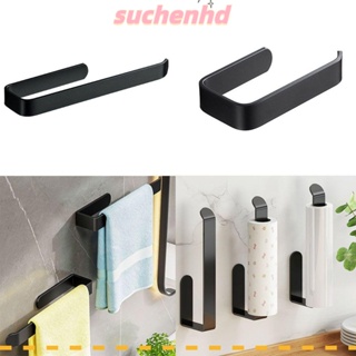 Suchenhd ที่ใส่ม้วนกระดาษทิชชู่ แบบอลูมิเนียม ไม่ต้องเจาะผนัง อเนกประสงค์ สําหรับห้องครัว ห้องน้ํา