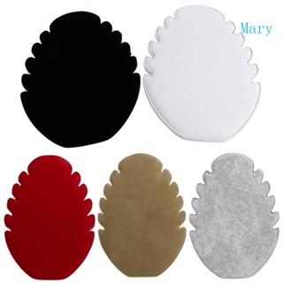 Mary สร้อยคอผ้าสักหลาด สีดํา สีเทา จี้จัดแสดง ขาตั้งป้องกันเครื่องประดับ ไม่เสียรูปง่าย วัสดุสักหลาดนุ่ม