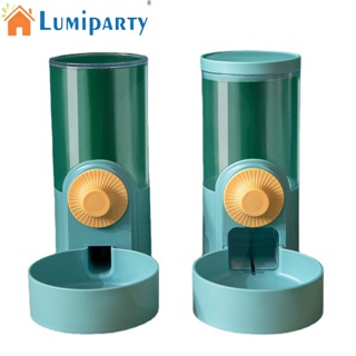 Lumiparty ชามให้อาหารสัตว์เลี้ยง กรงแมว แบบแขวน อัตโนมัติ ความจุขนาดใหญ่ 75 องศา