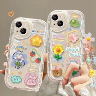 เคสโทรศัพท์มือถือ แบบนิ่ม ลายกบ 3D มีสายโซ่คล้อง สําหรับ VIVO Y31 Y33S Y33T Y35 Y36 Y50 Y30i Y51 Y75 Y76S Y77e Y78+ Y85 V9 Y91 Y93 Y95 Y91C