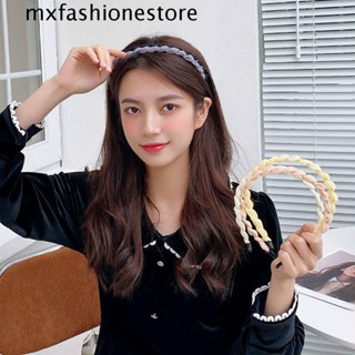 Mxfashione ที่คาดผม ตาข่ายโลหะ แบบบาง หรูหรา สําหรับผู้หญิง