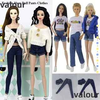 Valour เสื้อยืด กางเกงยีน แฮนด์เมด สวยงาม 30 ซม. สําหรับตุ๊กตา 1/6 BJD