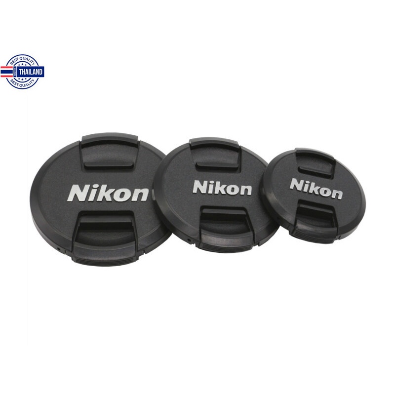 ใหม่ Version Nikon Lens Cap ฝาปิดหน้าเลนส์ นิคอน ขนาด 49 52 55 58 62 67 72 77 mm.