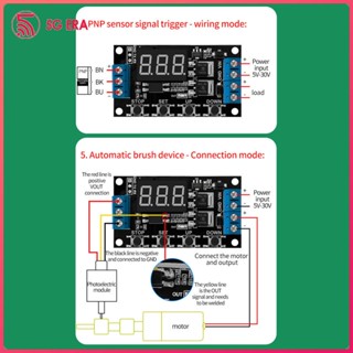 [Wishshopeezzxh] โมดูลจับเวลา DC อเนกประสงค์ พร้อมจอแสดงผล LED