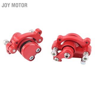 JOY Motor 2PCS เบรค Caliper ด้านหน้าและด้านหลังสำหรับ 47cc 49cc 2 จังหวะ MINI BIKE Dirt