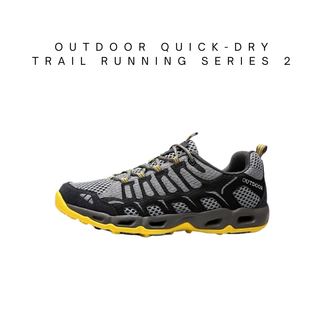 e-Tax Outdoor Quick-Dry Trail Running series 2 รองเท้าเดินป่า เดินเขา ลุยน้ำ วิ่งเทรล