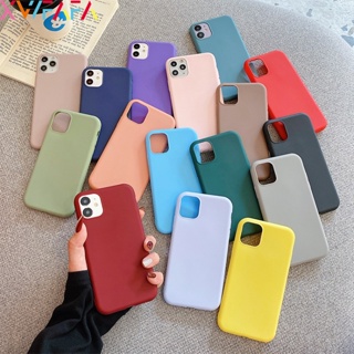 เคสโทรศัพท์ ซิลิโคน TPU นิ่ม ผิวด้าน สีแคนดี้ แฟชั่น กันกระแทก ฝาหลังโทรศัพท์ สําหรับ iPhone 15 14 Pro Max 15 Plus