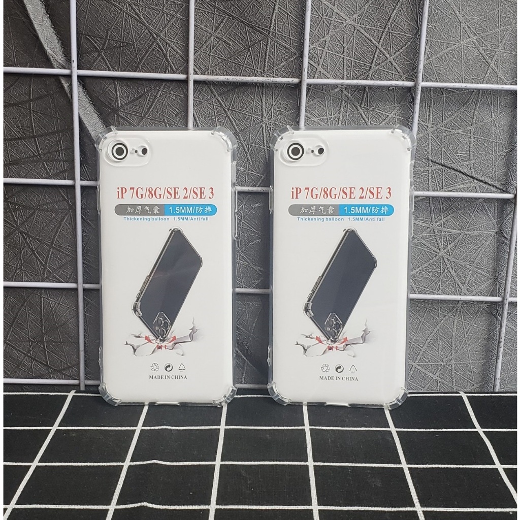 เคสโทรศัพท์แบบยืดหยุ่นโปร่งใสสําหรับ IP 7/8/SE 2/ SE3