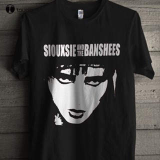 เสื้อยืดลําลอง ผ้าฝ้าย แขนสั้น พิมพ์ลาย 90S Siouxsie And The Banshees แฟชั่นสําหรับผู้ชาย ไซซ์ S 3Xl