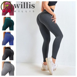 Willis กางเกงเลกกิ้ง ขายาว ยืดหยุ่น ไร้รอยต่อ กระชับสัดส่วน เหมาะกับการเล่นโยคะ วิ่ง แฟชั่นสําหรับสตรี