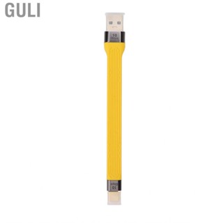 Guli 13.5cm Short USB A to C Cable Portable Small FPC Flexible PD 100w 5A 10Gbps Fast Charging