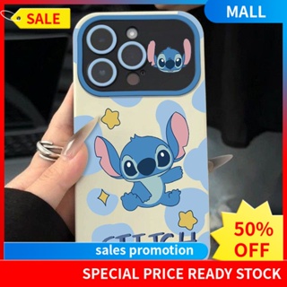 เคสโทรศัพท์มือถือนิ่ม ลายการ์ตูน Stitch ขนาดใหญ่ สําหรับ Iphone Apple 14promax 13 11promax 12 13 14 14promax 12 11 xs8p