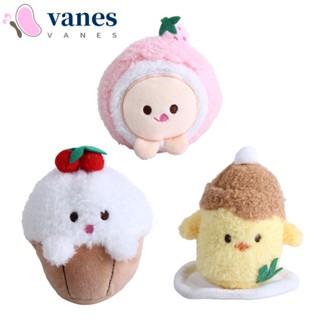 Vanes1 พวงกุญแจ จี้ตุ๊กตายัดไส้ โลหะผสม แบบนิ่ม รูปการ์ตูน Kawaii น่ารัก สําหรับตกแต่งกระเป๋าเป้สะพายหลัง วัยรุ่น