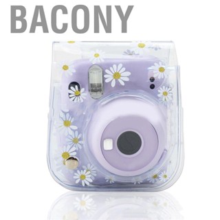 Bacony Instant  Bag for Mini8 9 11 Transparent Daisy Print Universal Portable