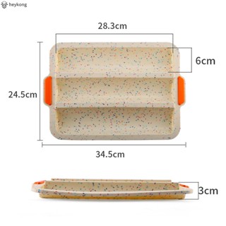 ถาดซิลิโคน แบบนิ่ม ลายฉลุ ไม่ติดผิว ขนาด 210 มล. สําหรับทําขนมปัง ขนมปังฝรั่งเศส DIY