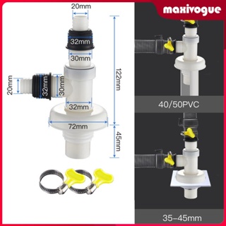 [Maxivogue] อะแดปเตอร์ท่อระบายน้ํา พร้อมข้อต่อท่อระบายน้ํา