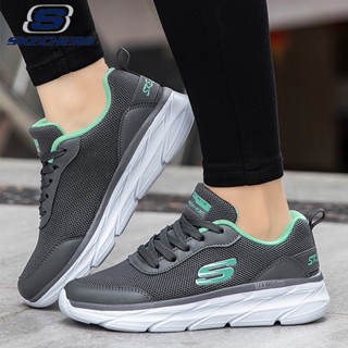 Skechers_ MAX CUSHION รองเท้าผ้าใบลําลอง ข้อสั้น ผ้าตาข่าย ระบายอากาศ แฟชั่นสําหรับผู้ชาย และผู้หญิง เหมาะกับการเดินกลางแจ้ง ไซซ์ 36-45