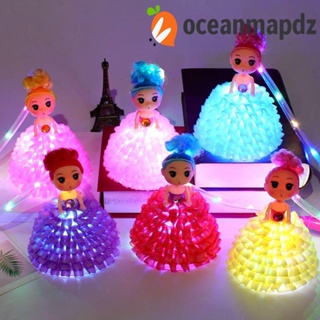 Oceanmapdz โคมไฟ LED เรืองแสง แบบพกพา สําหรับแขวนตกแต่งงานปาร์ตี้วันเกิด