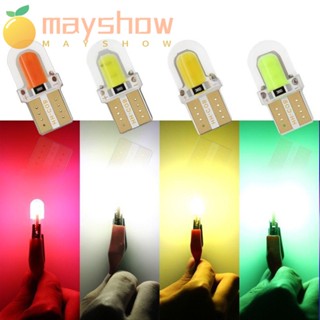 Mayshow 10 ชิ้น ไฟจอดรถ LED ขนาดเล็ก หลอดไฟเลี้ยวป้ายทะเบียน