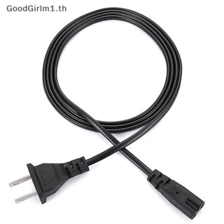 Goodgirlm1 สายเคเบิลพาวเวอร์ EU 2pin IEC320 C7 US สําหรับเครื่องชาร์จแล็ปท็อป Dell Canon Epson Radio Speaker PS4 XBOX LG Sony TH