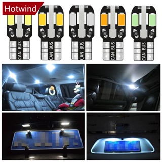 Hotwind หลอดไฟแคนบัส Led W5W T10 5730 8SMD สําหรับติดป้ายทะเบียนรถยนต์ B4R3 1 ชิ้น