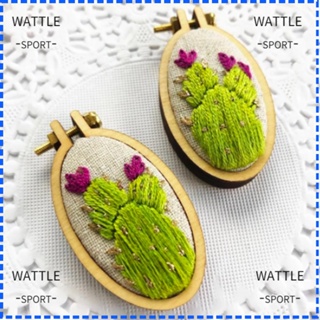 Wattle ห่วงเย็บปักถักร้อย เครื่องประดับ จี้งานฝีมือ ขนาดเล็ก 1 ชิ้น