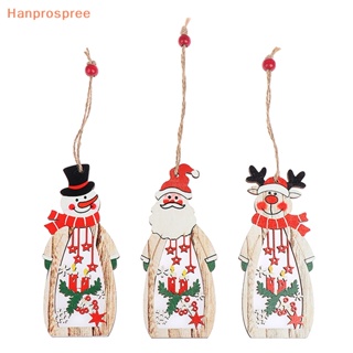 Hanprospree&gt; จี้ไม้แขวน รูปต้นคริสต์มาส สําหรับตกแต่งบ้าน เทศกาลปีใหม่ DIY