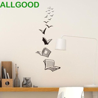 Allgoods สติกเกอร์ PVC ลายนกบิน 3D สําหรับติดตกแต่งผนังบ้าน