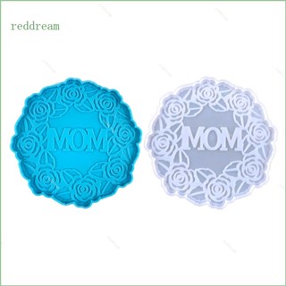 Redd MOM แม่พิมพ์ซิลิโคน คริสตัล รูปแม่ พวงหรีด สําหรับทําเครื่องประดับ Diy