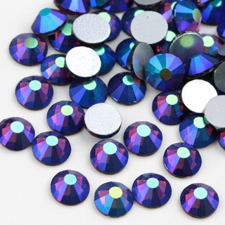 Amethyst AB หินพลอยเทียม AB 3d สําหรับตกแต่งเล็บ โทรศัพท์ DIY