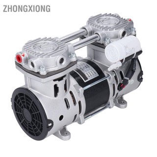 ZhongXiong Vacuum Pump Oil Free Silent Piston Air Diaphragm Laboratory Industrial Use 260W 60L/min 220V