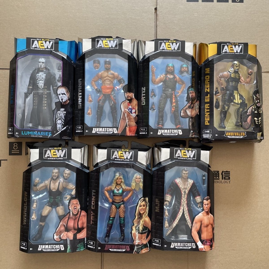 ของแท้ โมเดลฟิกเกอร์ AEW Arena Wrestler Joint แบบมืออาชีพ สําหรับตกแต่ง