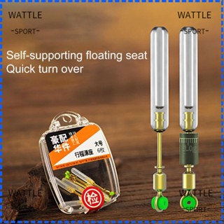 Wattle ตัวเชื่อมต่อสายเบ็ดตกปลา ซิลิโคน หัวทองแดง หมุนได้ 360 องศา กันปม 12 ชิ้น