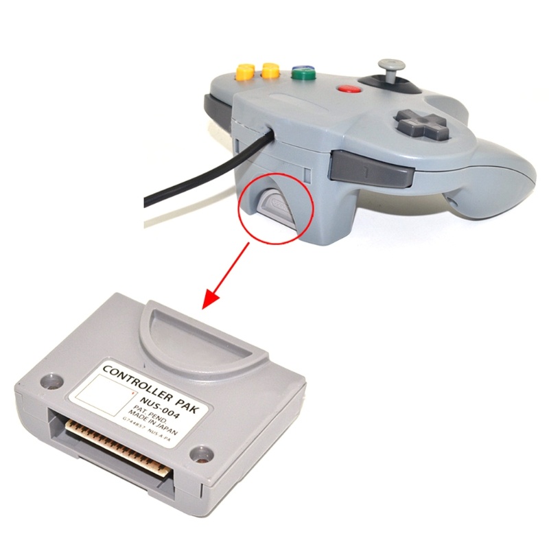 Niki Portable N64 Controller Pack การ์ดหน่วยความจําขยายสําหรับประสบการณ์เกมที่ดีขึ้น