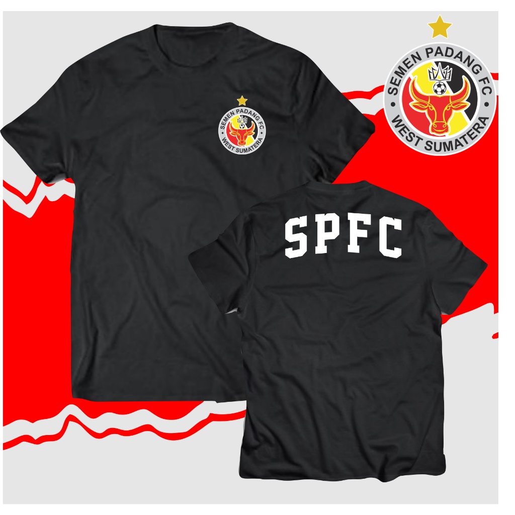 สีขาว a  พิมพ์ลายโลโก้ Semen Padang FC 1980