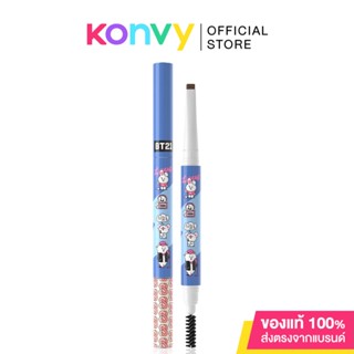 SASI With BT21, Shining Star Auto Eyebrow Pencil 0.19g ดินสอเขียนคิ้วหัวแบน BT21 สุดคิ้วท์.