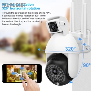 Taurus307 1080P Wifi PTZ กล้อง 60 ไฟ Dual เลนส์ IP66 กันน้ำ Motion Detection Night Vision Home Security 100-240V