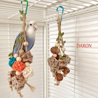 Daron ของเล่นไม้ หลากสี สําหรับนกแก้ว|ของเล่นนกแก้ว ทนทาน สําหรับให้อาหารนก