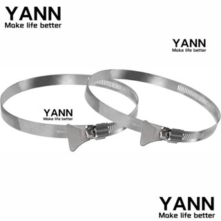 Yann1 แคลมป์หนีบท่อ สเตนเลส 304 เส้นผ่านศูนย์กลาง 3 1/2 นิ้ว -4 1/2 นิ้ว 4 นิ้ว 2 ชิ้น