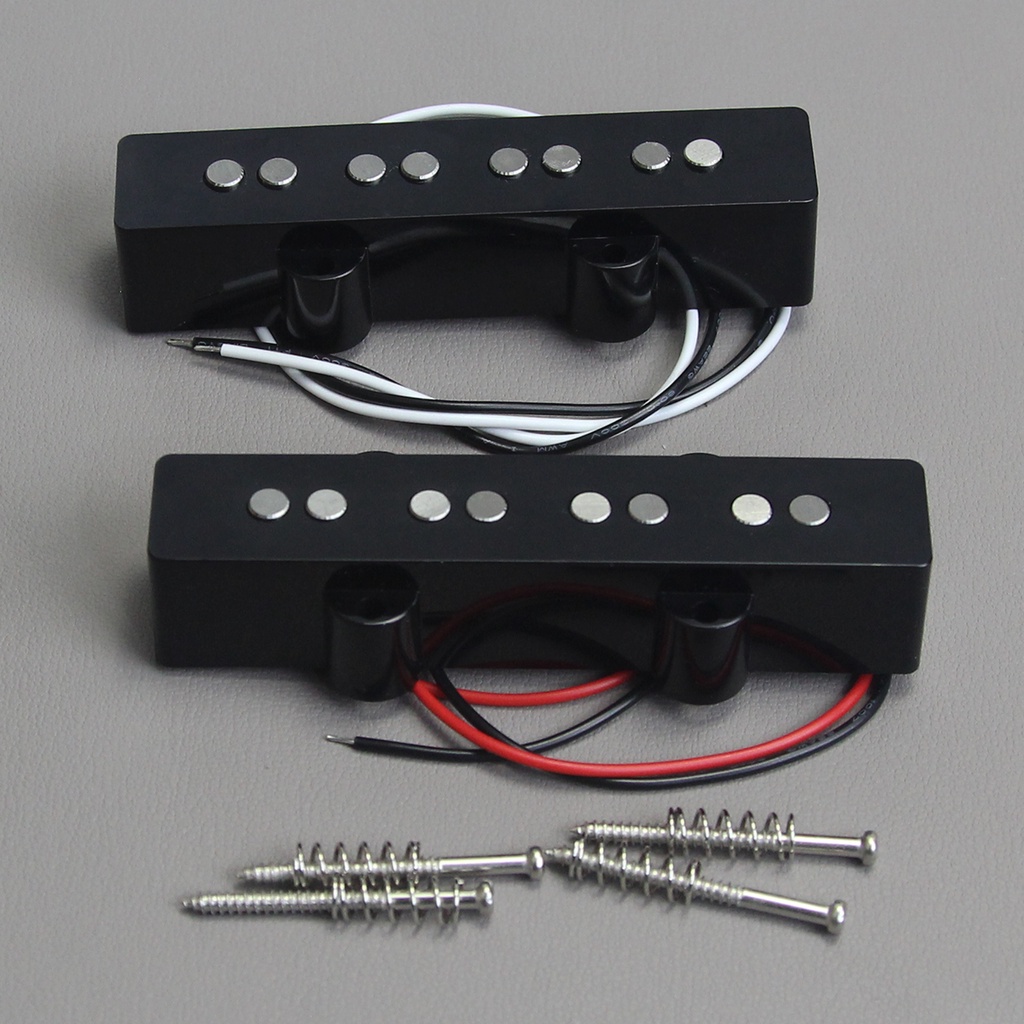 Fleor ปิ๊กอัพเบส Alnico 5 JB สําหรับเบส JB 4 สาย ปิ๊กอัพ คอ หรือสะพานสาย